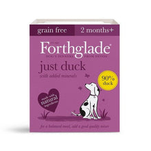 Load image into Gallery viewer, Forthglade Just Duck Dog Tray 395g