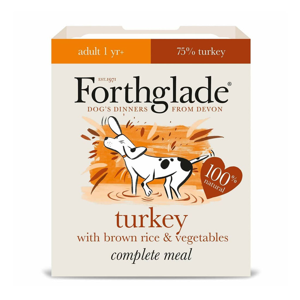 Forthglade Complete Turkey, Brown Rice & Veg 395g