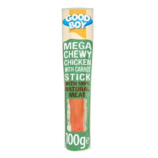 Good Boy Mega Chewy Chicken with Carrot Stick Dog Treats 100g