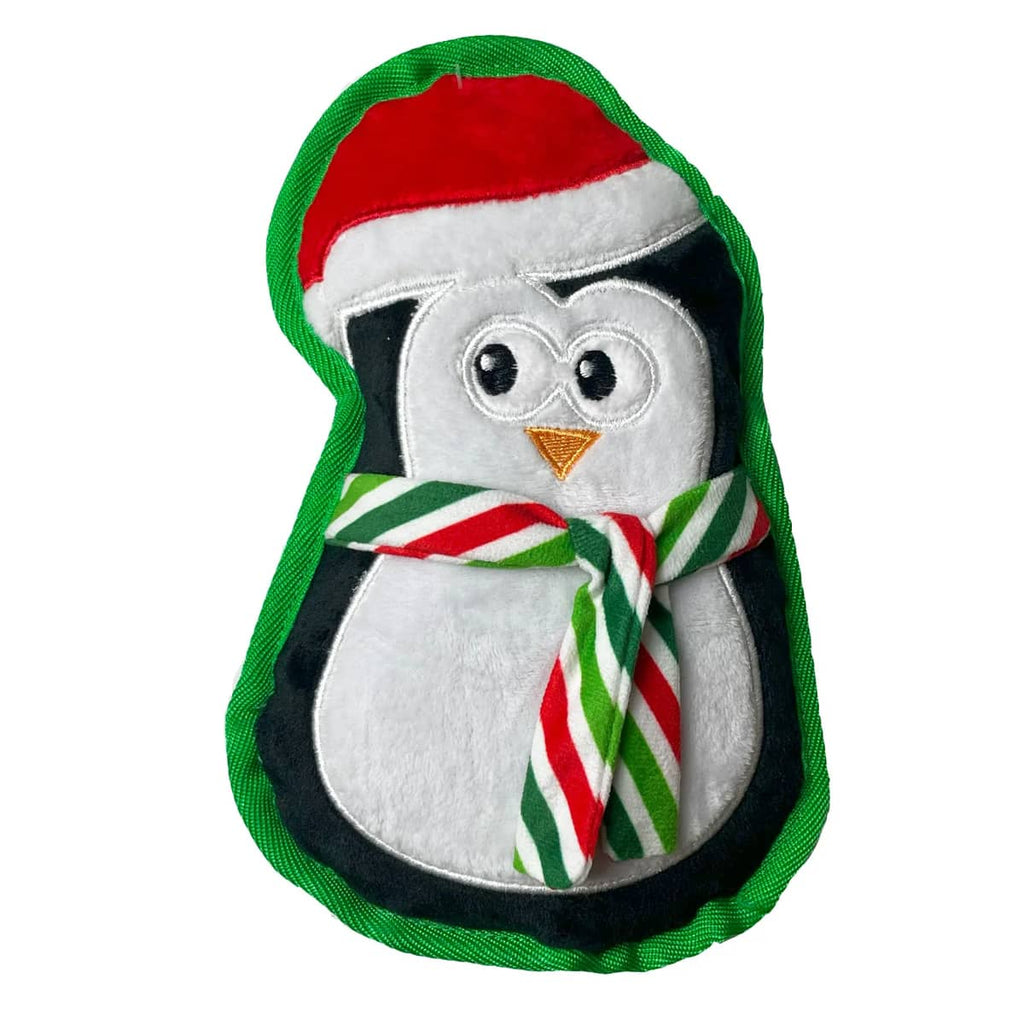Happy Pet Penguin Flat Squeaker Dog Toy