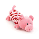 Happy Pet Pig In A Rope Blanket Dog Toy