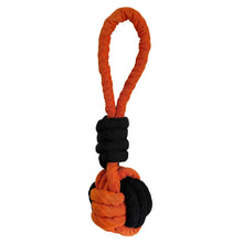 Load image into Gallery viewer, Hem &amp; Boo Bite Resistant Covered Rope Ball Tug 45cm