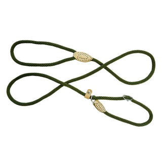 Hem & Boo Slip Lead Soft Rope Green Small