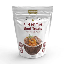 Load image into Gallery viewer, Irish Rover Surf N' Turf Beef Dog Treats, 1kg