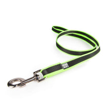 Julius-K9 1.3m Premium Elasticated Dog Running Lead Neon Yellow