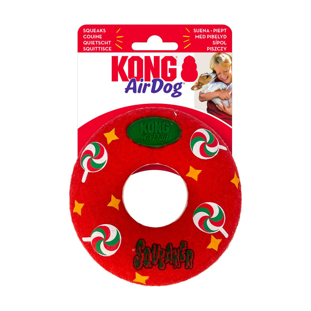 KONG Christmas Holiday AirDog® Squeaker Donut