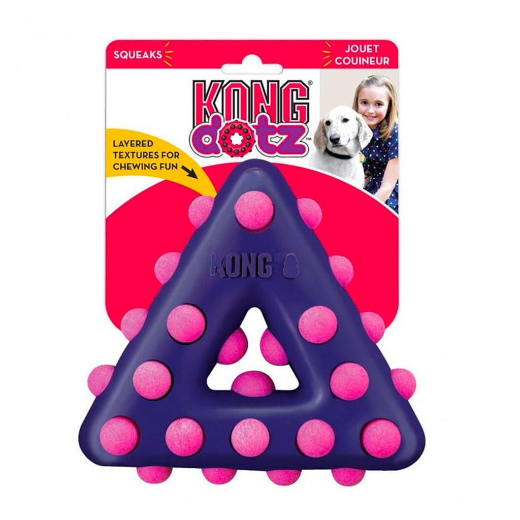 KONG Dotz Triangle Dog Toy - Small