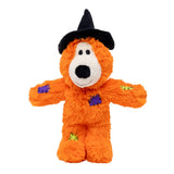 KONG Halloween Wild Knots Witch Bear Orange Dog Toy sm/md