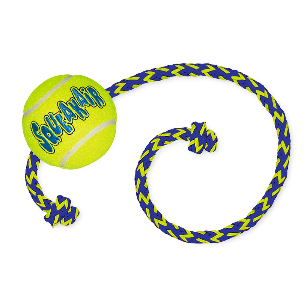 KONG SqueakAir® Ball with Rope