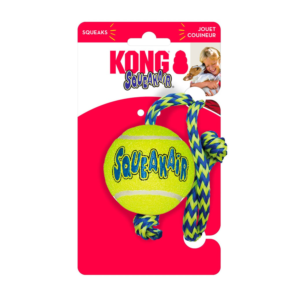 KONG SqueakAir® Ball with Rope