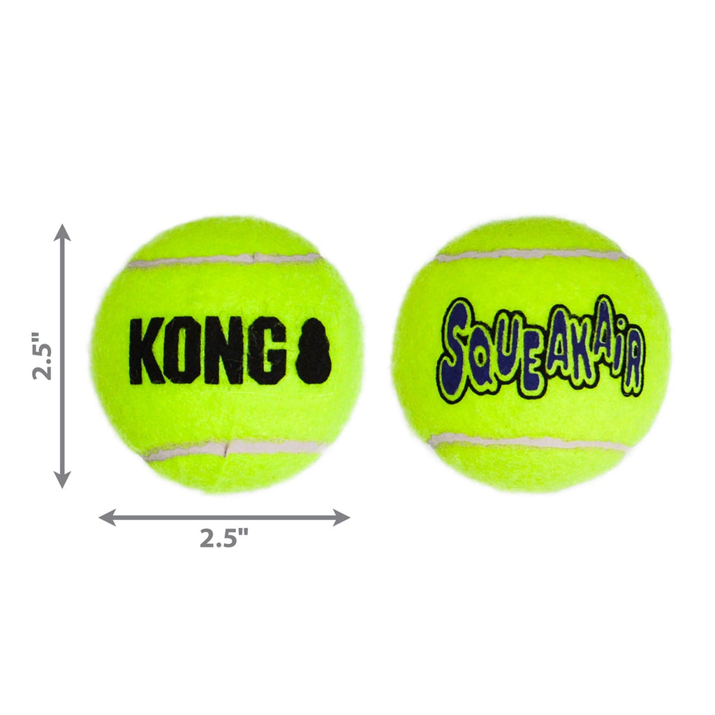 KONG SqueakAir Balls Medium-Net of 6 Balls