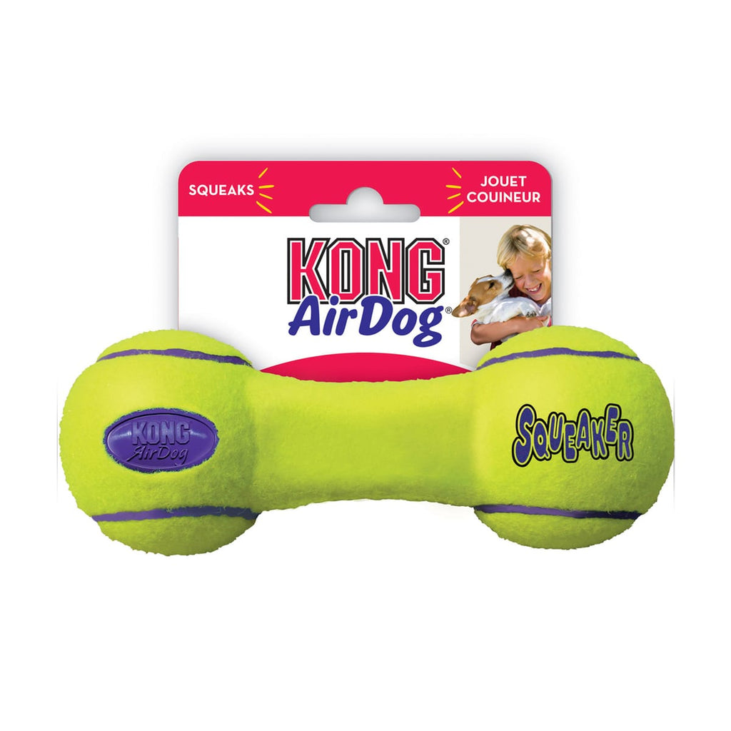 KONG SqueakAir Squeaker Dumbbell Large