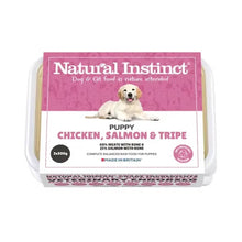 Load image into Gallery viewer, Natural Instinct Puppy Chicken, Salmon &amp; Tripe 1kg