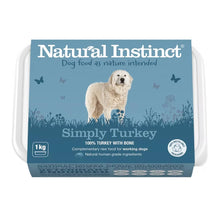 Load image into Gallery viewer, Natural Instinct Simply Turkey Working Dog Food 1kg