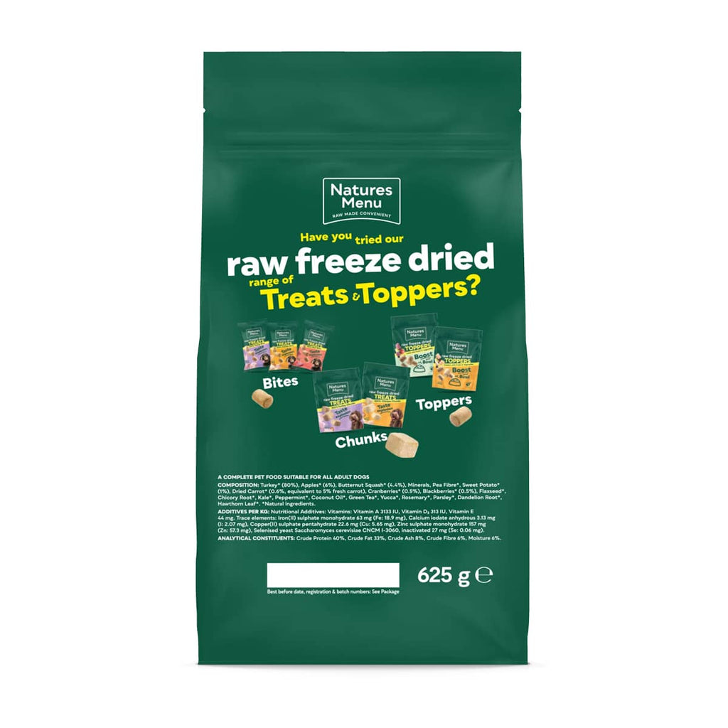 Natures Menu 80/20 Turkey Freeze Dried 625g