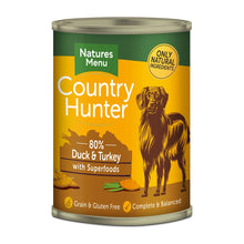 Load image into Gallery viewer, Natures Menu Country Hunter Duck and Turkey with Superfoods 400g