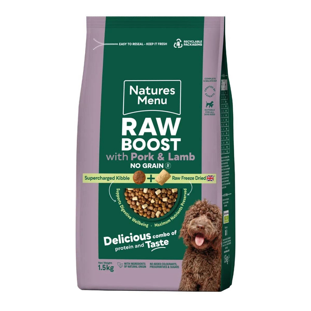 Natures Menu Dog Raw Boost with Pork & Lamb Grain Free