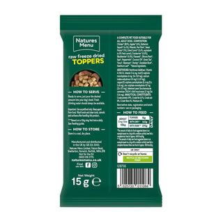 Natures Menu Freeze Dried Chicken Toppers 15g