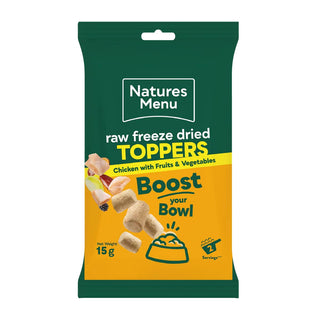 Natures Menu Freeze Dried Chicken Toppers 15g