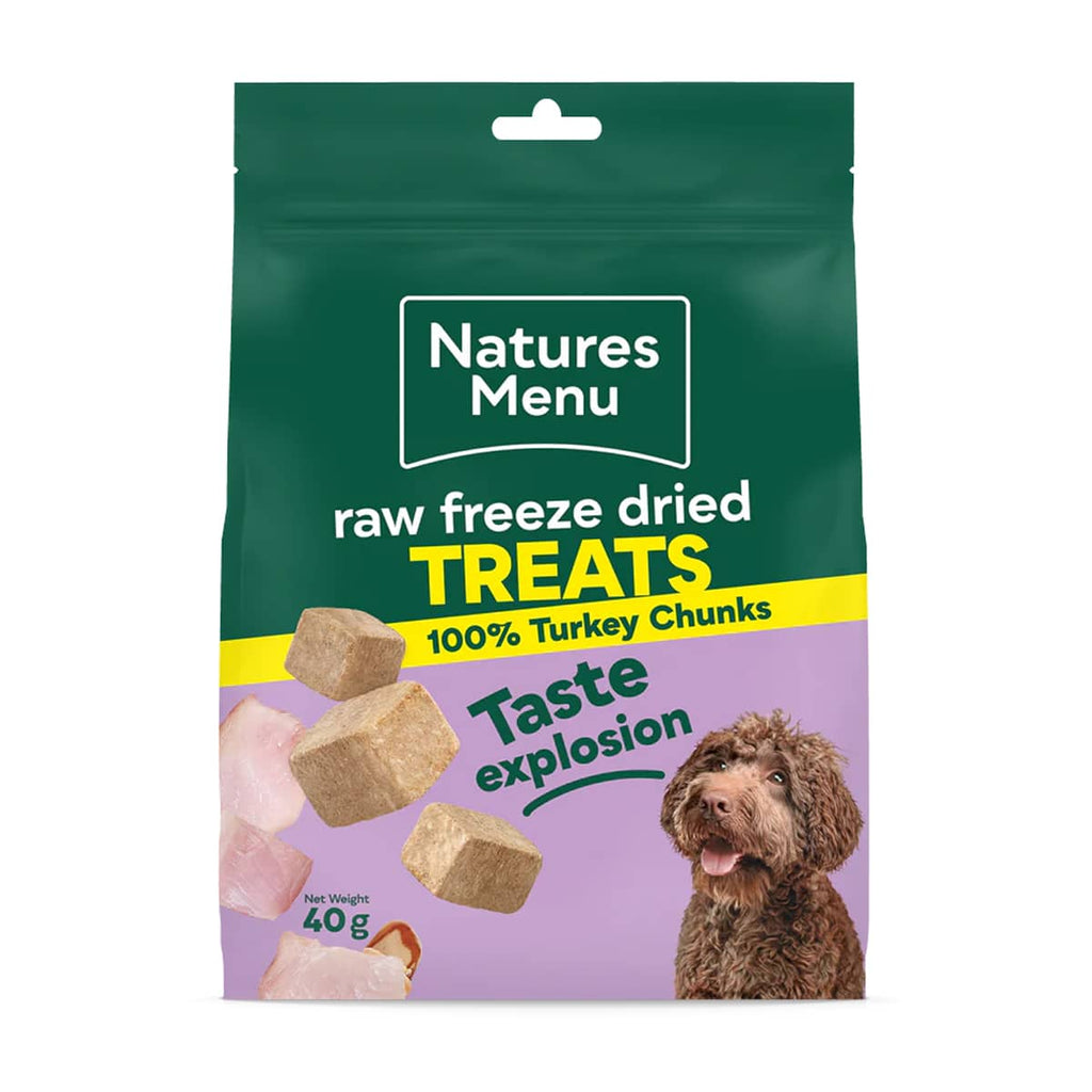 Natures Menu Freeze Dried Turkey Chunks 40g