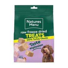 Load image into Gallery viewer, Natures Menu Freeze Dried Turkey Chunks 40g