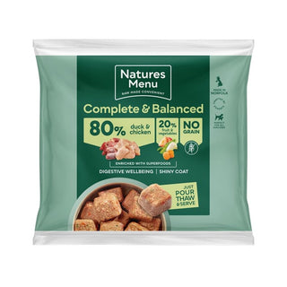 Natures Menu Frozen Nuggets 80/20 Duck and Chicken with Superfoods 1kg