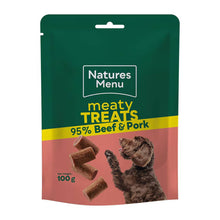 Natures Menu Meaty Treats Beef & Pork Dog Treats 100g