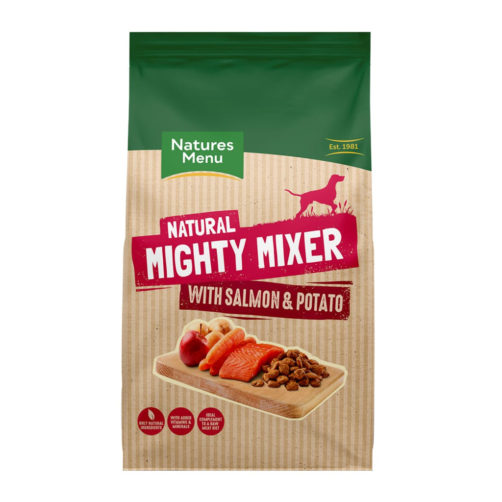 Natures Menu Mighty Mixer with Salmon & Potato Dog Food - 2kg