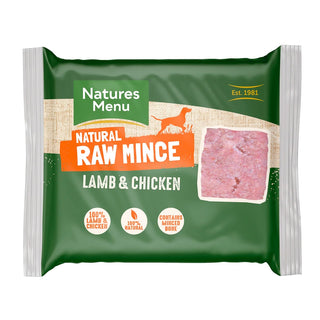 Natures Menu Natural Raw Lamb and Chicken Mince 400g