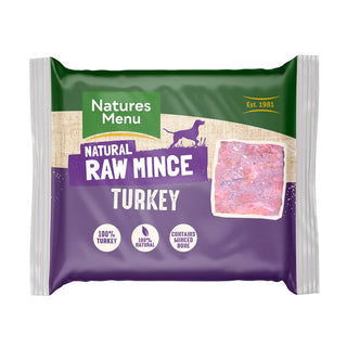 Natures Menu Natural Raw Turkey Mince 400g