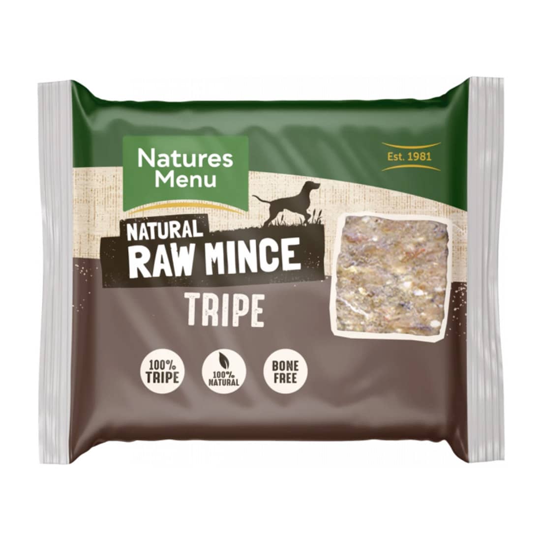 Natures Menu Raw Mince Tripe 400g Animal Station Ltd natures-menu-raw-mince-tripe-400g-animal-station-ltd