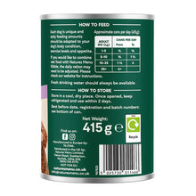 Load image into Gallery viewer, Natures Menu Turkey and Vegetable Hearty Stew Can 415g