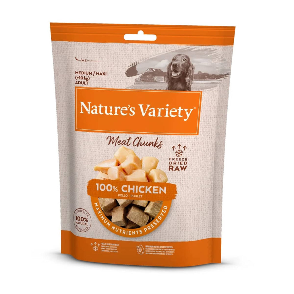 Natures Variety Freeze Dried Chicken Chunks 50g