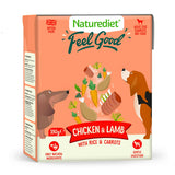 Naturesdiet Feel Good Chicken & Lamb 390g