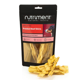 Nutriment Braided Beef Skins 4pk