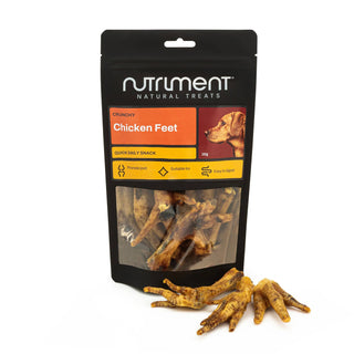 Nutriment Crunchy Chicken Feet - Natural 100g