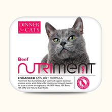 Load image into Gallery viewer, Nutriment Dinner for Cats Beef 175g