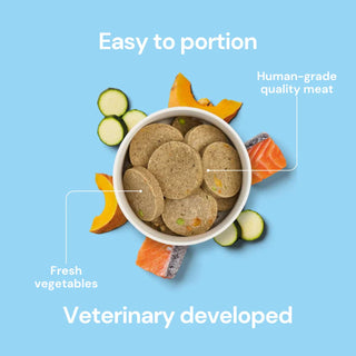 Nutriment Fresh Medallions Salmon, Pumpkin & Courgette 800g