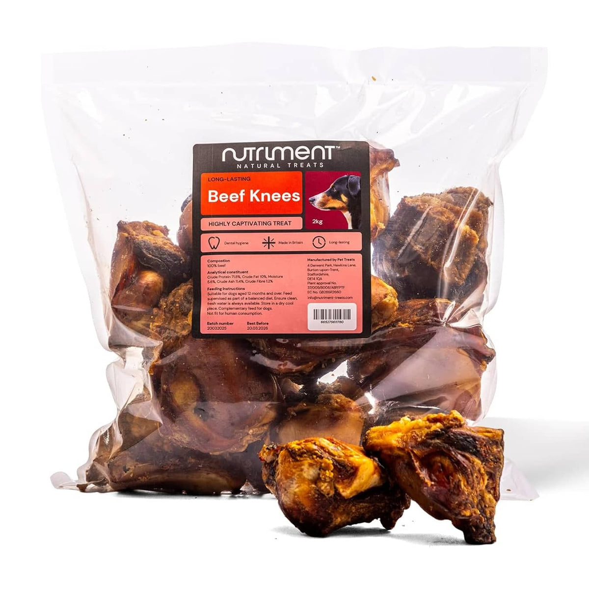 Nutriment Natural Treats Beef Knees 1kg | Animal Station Linwood ...