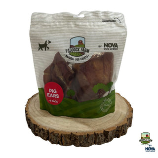 Paddock Farm Nova Medium Pig Ears Pre-Pack 5 Pack