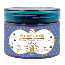 Load image into Gallery viewer, Pawfect Pet Dog Peanut Butter with Blueberry and Hemp Seeds 275g