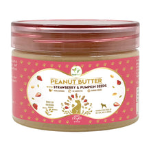 Load image into Gallery viewer, Pawfect Pet Dog Peanut Butter with Strawberry and Pumpkin Seeds 275g