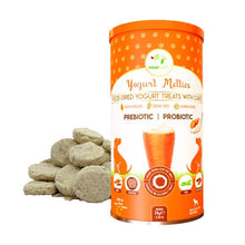Load image into Gallery viewer, Pawfect Yogurt Melties Pre and Probiotic Dog Treats with Carrot, Flaxseed, Pea &amp; Sweet Potato 38g