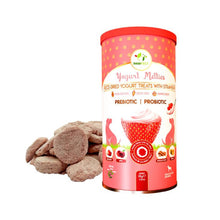 Pawfect Yogurt Melties Pre and Probiotic Dog Treats with Strawberry, Apple, Papaya & Burdock Root 38g