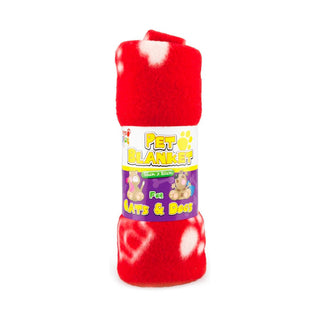 Pets Play Pet Blanket Assorted Colours 55cm x 80cm