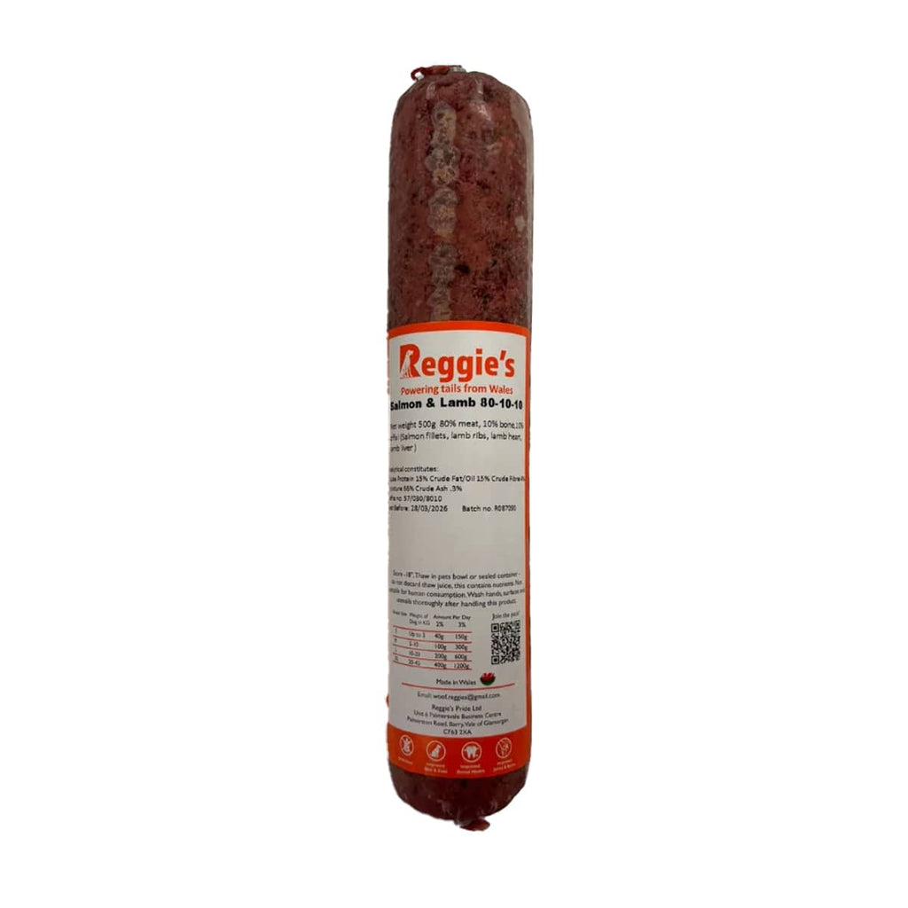 Reggie's Salmon & Lamb 80-10-10 500g