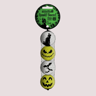 SportsPet Mini Spooky Bounce Balls 4pk