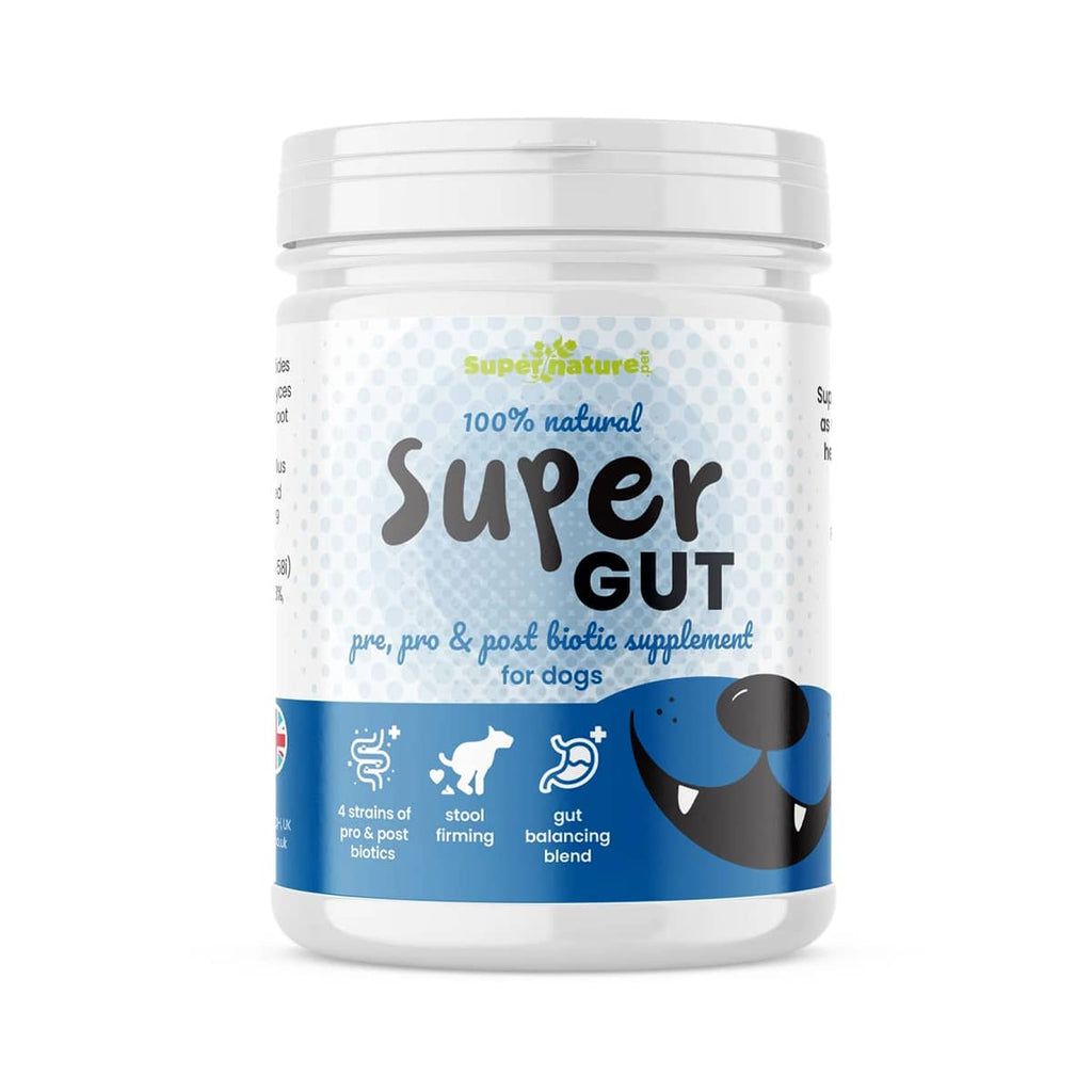 Super Nature Super Gut Pre, Post & Probiotic Supplement for Dogs 150g