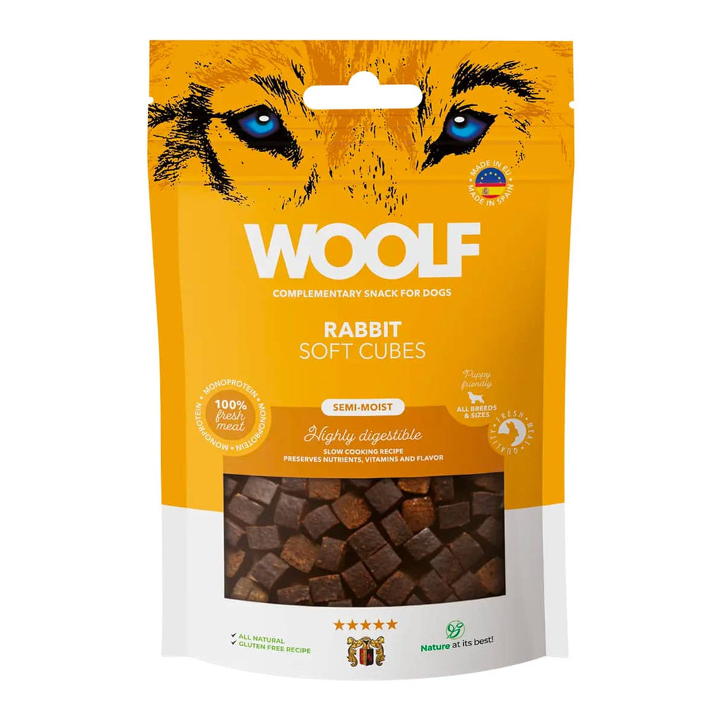 Woolf Soft Cubes Rabbit 100g