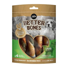 Load image into Gallery viewer, Zeus Better Bones Lamb &amp; Mint Large Rolls 4 pack